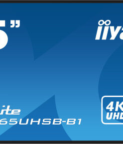 MONITOR IIYAMA 55" , UHD IPS PANEL, HAZE 1%, 800CD/M, HORIZ Y VERT, SIGNAL FAILOVER, MM 2X 10W, HDMI 2X, DP, USB 2.0 X2, WIFI, LAN, MEDIA PLAY USB PORT, CONTROL LAN / RS232C, IISIGNAGE2 (CMS/DMS), E-SHARE, ANDROID 11 OS, 24/7 OPERATION, VESA (400X