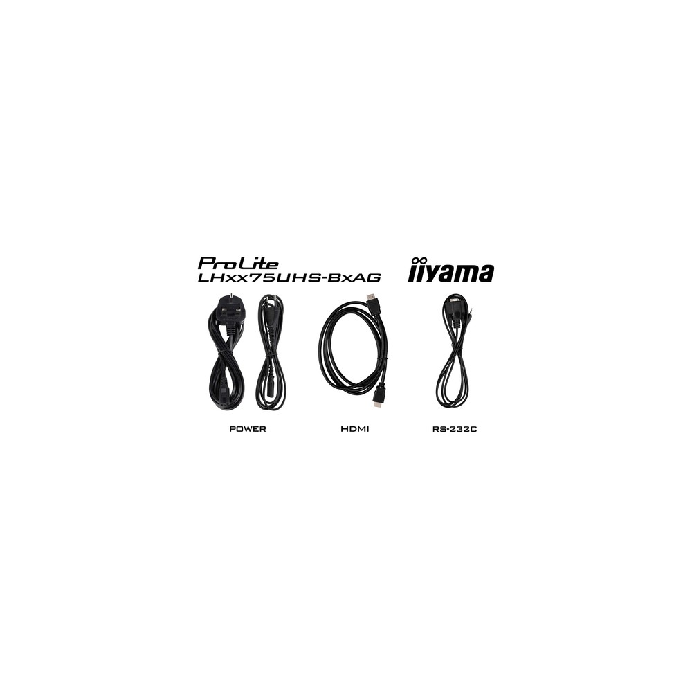 Iiyama 86 LCD 4K BLACK LH8675UHS-B2AG - Imagen 16