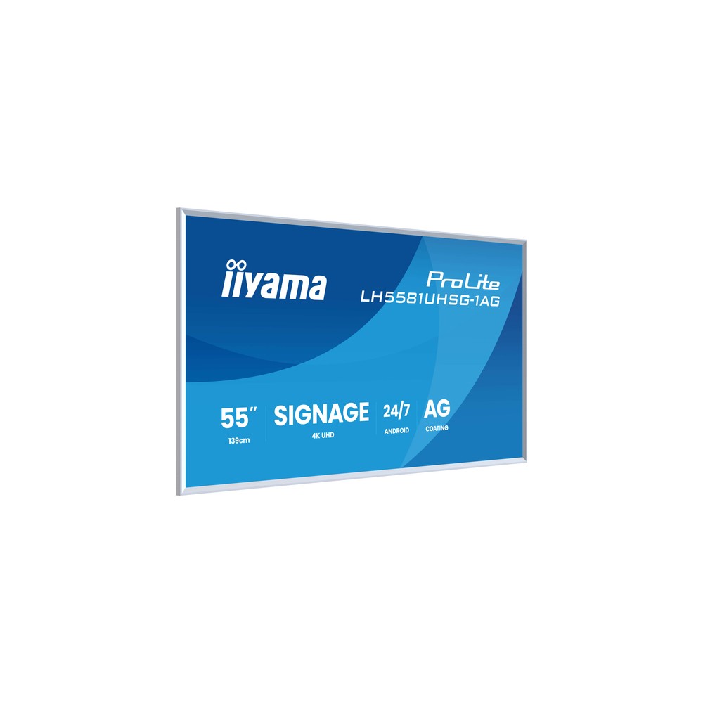 Iiyama 55 UHD Gallery Line LH5581UHSG-1AG - Imagen 4
