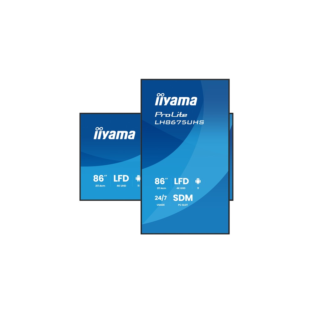 Iiyama 86 LCD 4K BLACK LH8675UHS-B2AG - Imagen 6