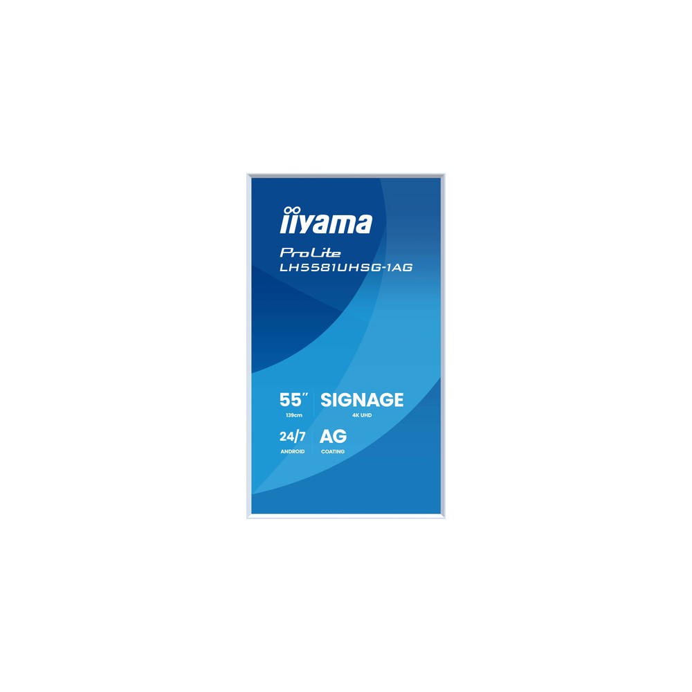 Iiyama 55 UHD Gallery Line LH5581UHSG-1AG - Imagen 3