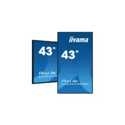 Alternative view of MONITOR IIYAMA 43" 3840X2160, 4K UHD IPS PANEL, 1% HAZE, LANDSCAPE AND PORTRAIT MODE, SPEAKERS 2X 10W , VGA, 3X HDMI, 500CD/M², MEDIA PLAY USB PORT, CONTROL LAN / RS232C, VESA 400X400 (LH4341UHS-B2)