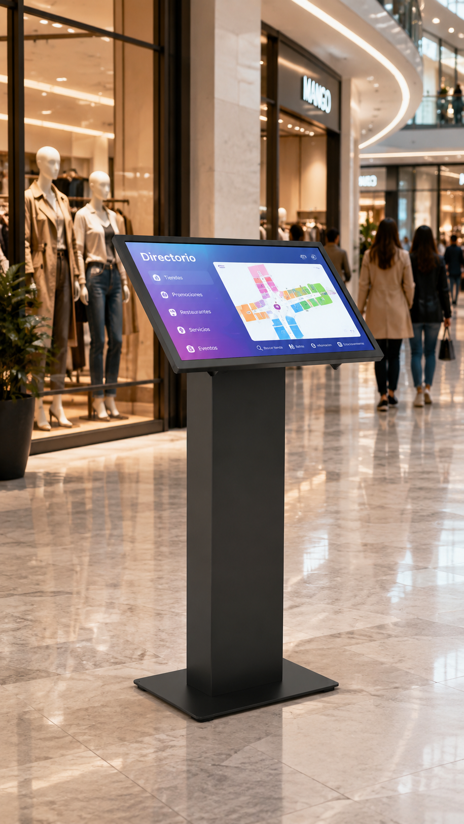 Atril táctil digital para universidades