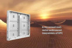 Cabina de pantalla LED exterior que funciona hasta 80 °C