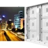 Pantalla LED exterior fija NSH Exterior con cabina de perfil de aluminio IP66