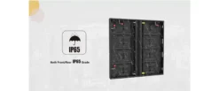 Cabina de pantalla LED exterior con protección IP65 frontal y trasera