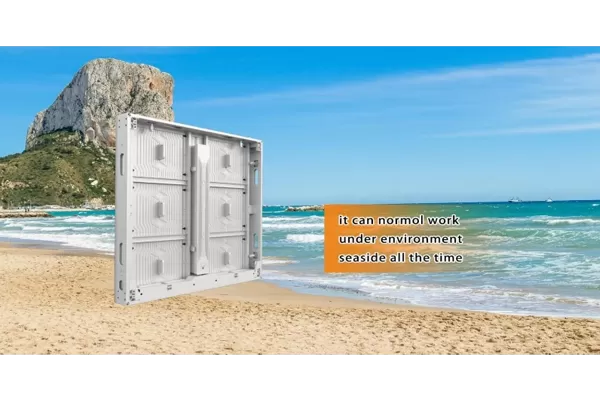 Pantalla LED exterior IP66 apta para ambiente marino y salino